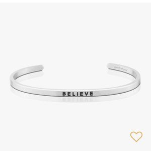 MantraBand - "Believe" - Stainless Steel